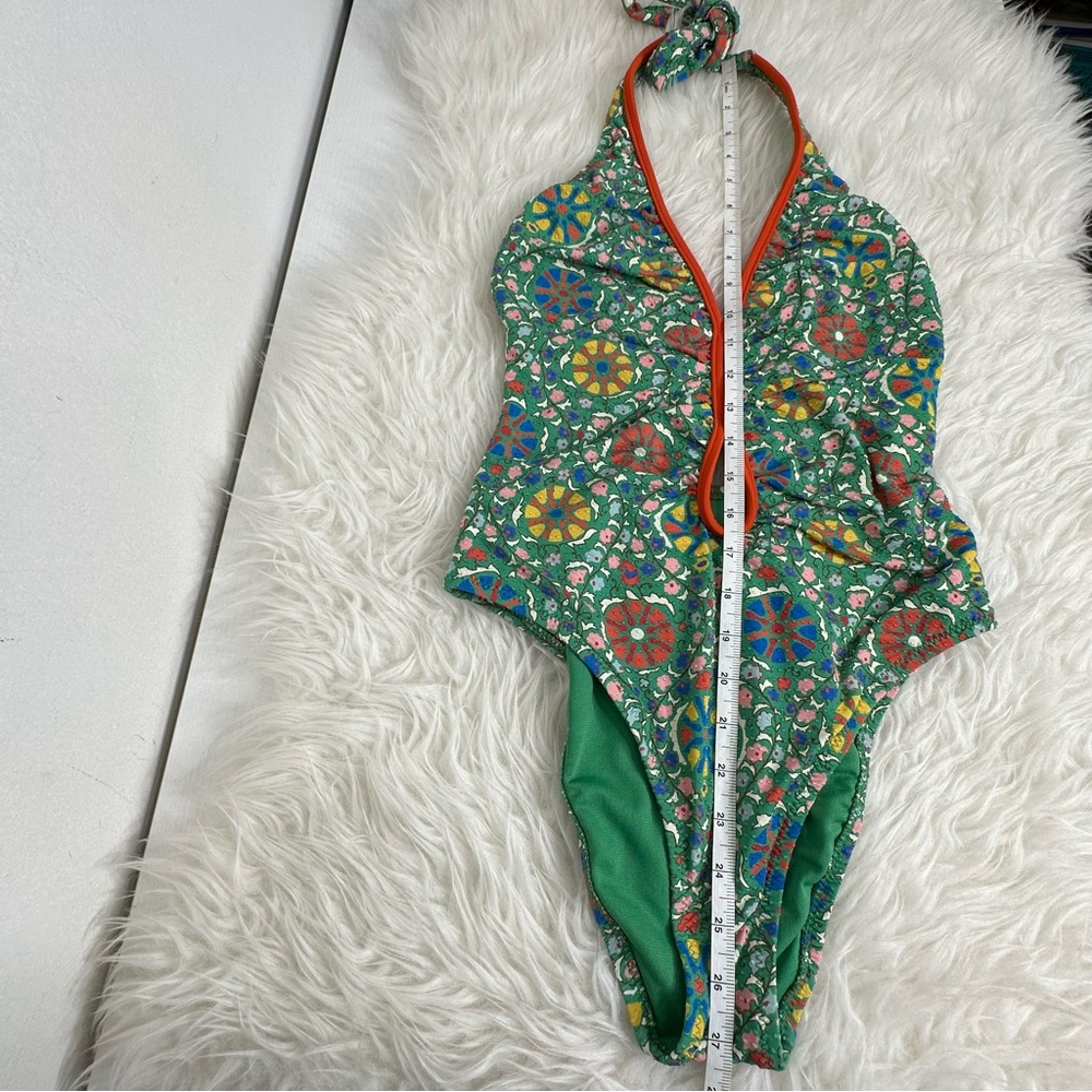 Rhode x Target Zinnia Floral Print Halter One Piece Swimsuit Size Medium - Picture 10 of 10